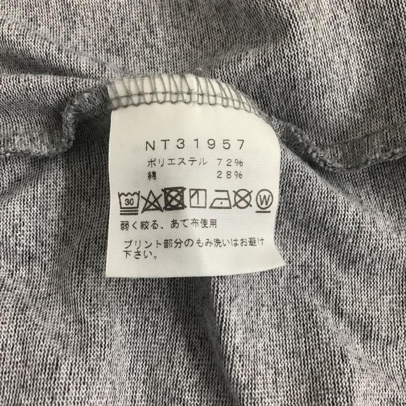 ザノースフェイス THE NORTH FACE Tシャツ 半袖 XL ロゴ、文字 灰 / グレー /  メンズ USED 古着 中古 10109772