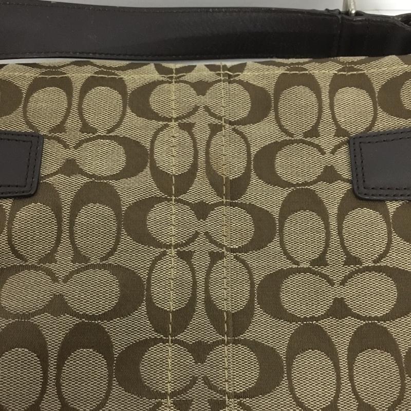 コーチ COACH ショルダーバッグ ショルダーバッグ F17088 シグネチャー 総柄 ベージュ / ベージュ / X 茶 / ブラウン /  レディース USED 古着 中古 10137940