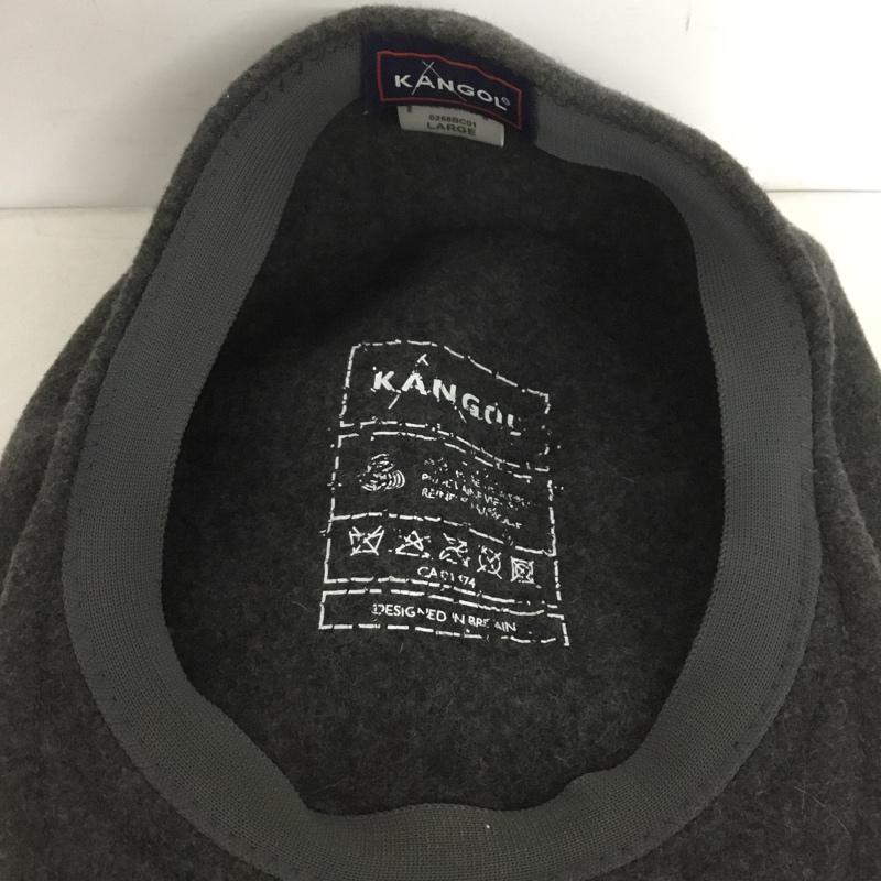 カンゴール KANGOL 帽子 ハンチング CAO1474 0258BC01 フェルト ロゴ、文字 灰 / グレー /  メンズ USED 古着 中古 10143652