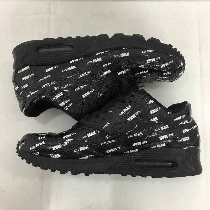 ナイキ NIKE スニーカー スニーカー 700155-015 AIR MAX 90 PREMIUM 27.5cm 27.5cm ロゴ、文字 黒 / ブラック / X 白 / ホワイト /  メンズ USED 古着 中古 10148398