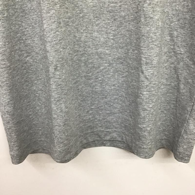 ザノースフェイス THE NORTH FACE Tシャツ 半袖 nt32108 バンダナスクエアロゴ プリントTシャツ L ロゴ、文字 灰 / グレー /  メンズ USED 古着 中古 10150991