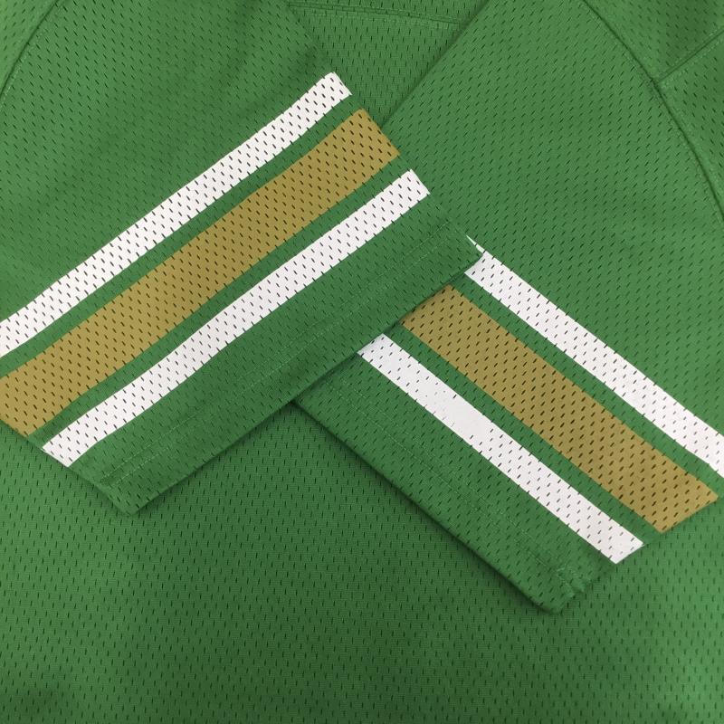 ステューシー STUSSY Tシャツ 半袖 ゲームシャツ　クルーフットボールシャツ M ロゴ、文字 X プリント 緑 / グリーン /  メンズ USED 古着 中古 10112604