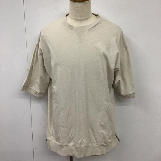 ニコアンド niko and... カットソー 半袖 半袖カットソー 無地Tシャツ クルーネックカットソー 4 無地 ベージュ / ベージュ /  メンズ USED 古着 中古 10114197
