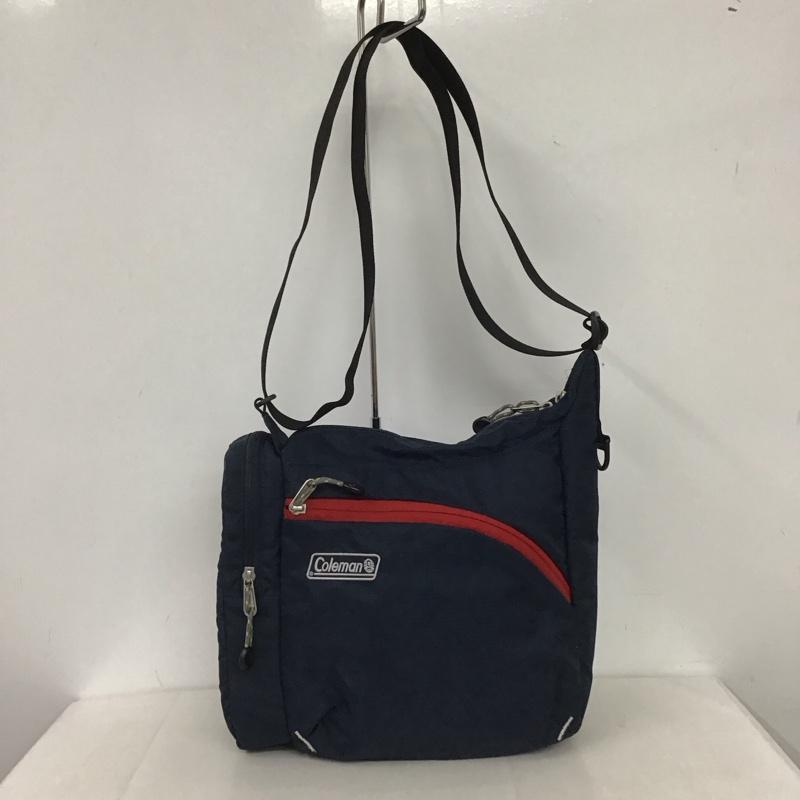 コールマン Coleman ショルダーバッグ ショルダーバッグ アウトドア ロゴ、文字 紺 / ネイビー /  メンズ USED 古着 中古 10146258
