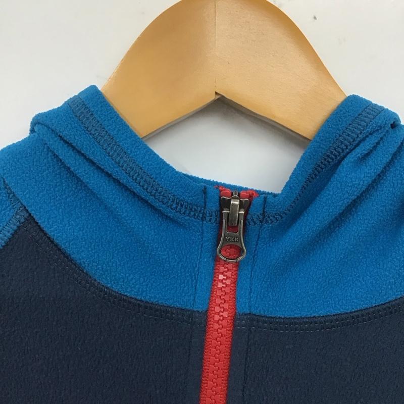 ザノースフェイス THE NORTH FACE ジャケット、上着 ジャケット、ブレザー ジップアップジャケット フリースジャケット アウター パーカー L ロゴ、文字 紺 / ネイビー /  ボーイズ USED 古着 中古 10128966