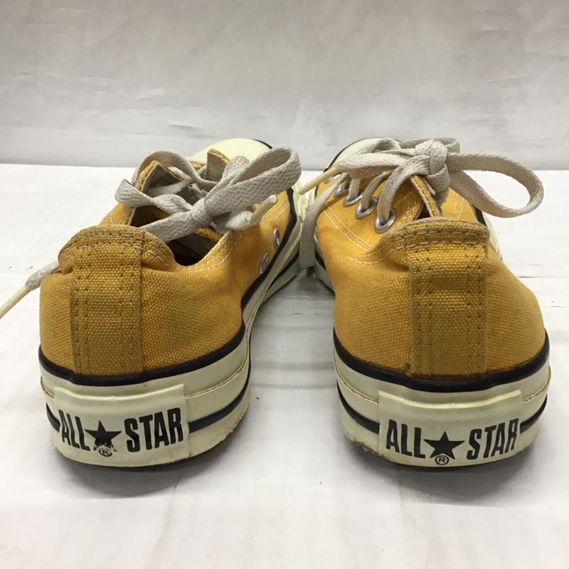 コンバース CONVERSE スニーカー スニーカー 23.5cm 6X 05 11 02 1R449 ローカット 23.5cm 23.5cm ロゴ、文字 黄 / イエロー / X オフホワイト / オフホワイト /  レディース USED 古着 中古 10118777