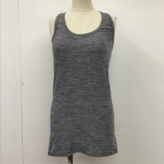 ザノースフェイス THE NORTH FACE タンクトップ タンクトップ NF00CDT8 レーサーバック S ロゴ、文字 灰 / グレー /  レディース USED 古着 中古 10109020
