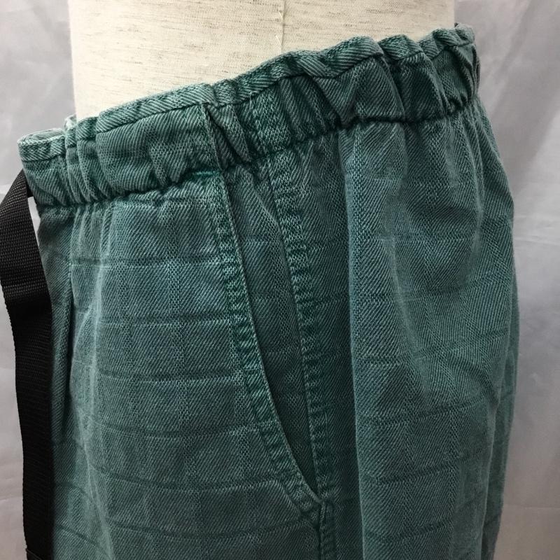 グラミチ GRAMICCI パンツ ショートパンツ ハーフパンツ ショートパンツ カジュアルパンツ 90s usa製 L ロゴ、文字 緑 / グリーン /  メンズ USED 古着 中古 10115752