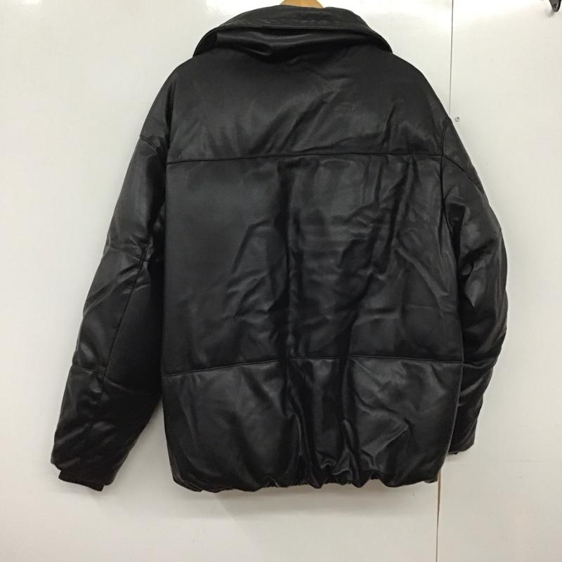 ザラ ZARA ジャケット、上着 ジャンパー、ブルゾン L 無地 黒 / ブラック /  メンズ USED 古着 中古 10142254