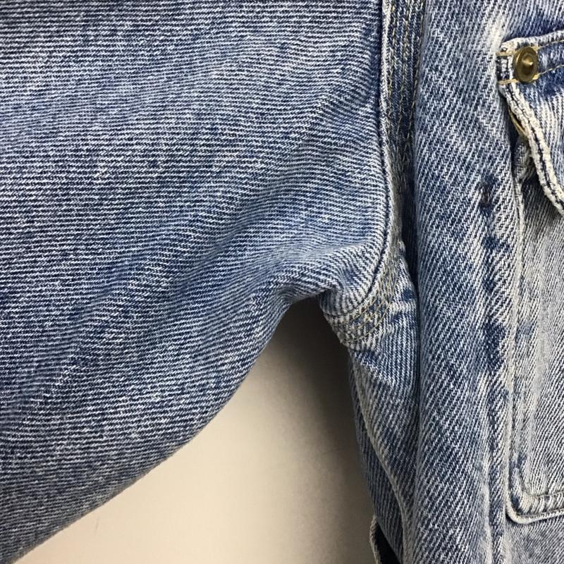 カーハート Carhartt ジャケット、上着 ジャケット、ブレザー デニムジャケット Gジャン アウター カジュアルジャケット ロゴ、文字 インディゴ / インディゴ /  メンズ USED 古着 中古 10137088