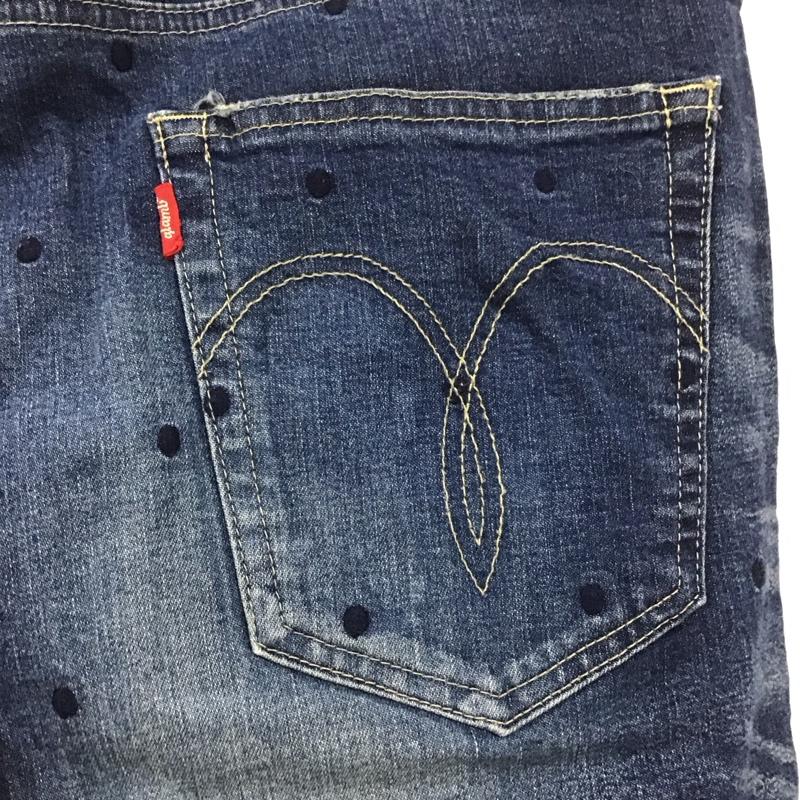 グラム glamb パンツ デニム、ジーンズ デニムパンツ スリムパンツ ストレッチパンツ ジーンズ 3 ドット インディゴ / インディゴ /  メンズ USED 古着 中古 10109079