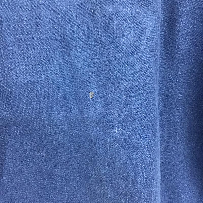 リーバイス Levi s シャツ、ブラウス 長袖 ボタンダウンシャツ デニムシャツ L 無地 インディゴ / インディゴ /  メンズ USED 古着 中古 10128550