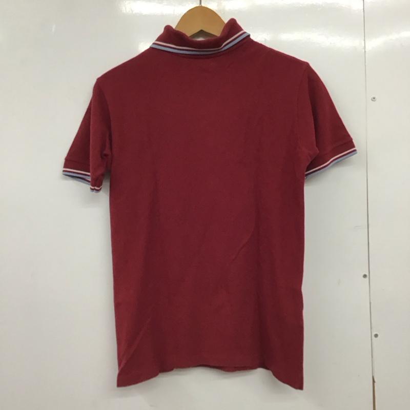 フレッドペリー FRED PERRY ポロシャツ 半袖 イングランド 90 36 無地 えんじ / ワインレッド /  レディース USED 古着 中古 10150814