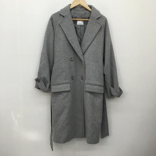 エゴイスト EGOIST コート コート一般 118106212001 1 無地 灰 / グレー /  レディース USED 古着 中古 10142533