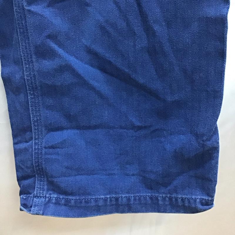 スペルバウンド SPELLBOUND パンツ ワークパンツ、ペインターパンツ ワークパンツ ワイドパンツ カジュアルパンツ 30インチ 無地 青 / ブルー /  メンズ USED 古着 中古 10117422