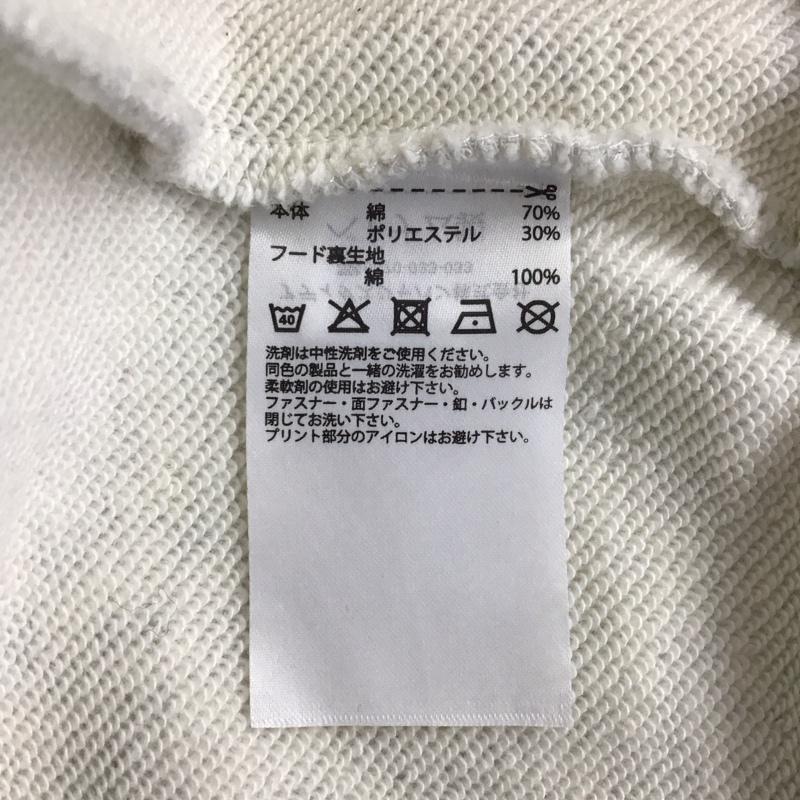 アディダス adidas パーカー 長袖 DM4055 フルジップ スウェット L ロゴ、文字 灰 / グレー /  メンズ USED 古着 中古 10123280