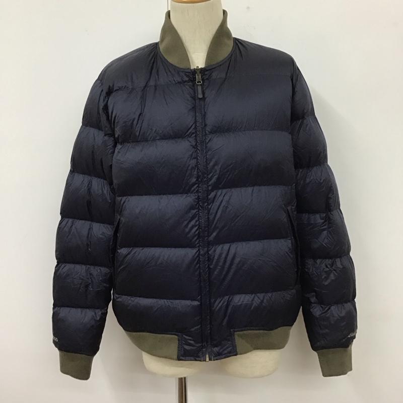 エディーバウアー Eddie Bauer ジャケット、上着 ジャンパー、ブルゾン ジップアップジャケット ダウンジャケット カジュアルジャケット アウター リバーシブル L 無地 茶 / ブラウン /  メンズ USED 古着 中古 10110405