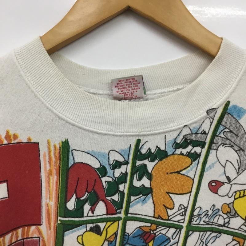 古着 USED トレーナー 半袖 スウェット XXL FREEZE XXL キャラクター 白 / ホワイト /  メンズ USED 古着 中古 10150796