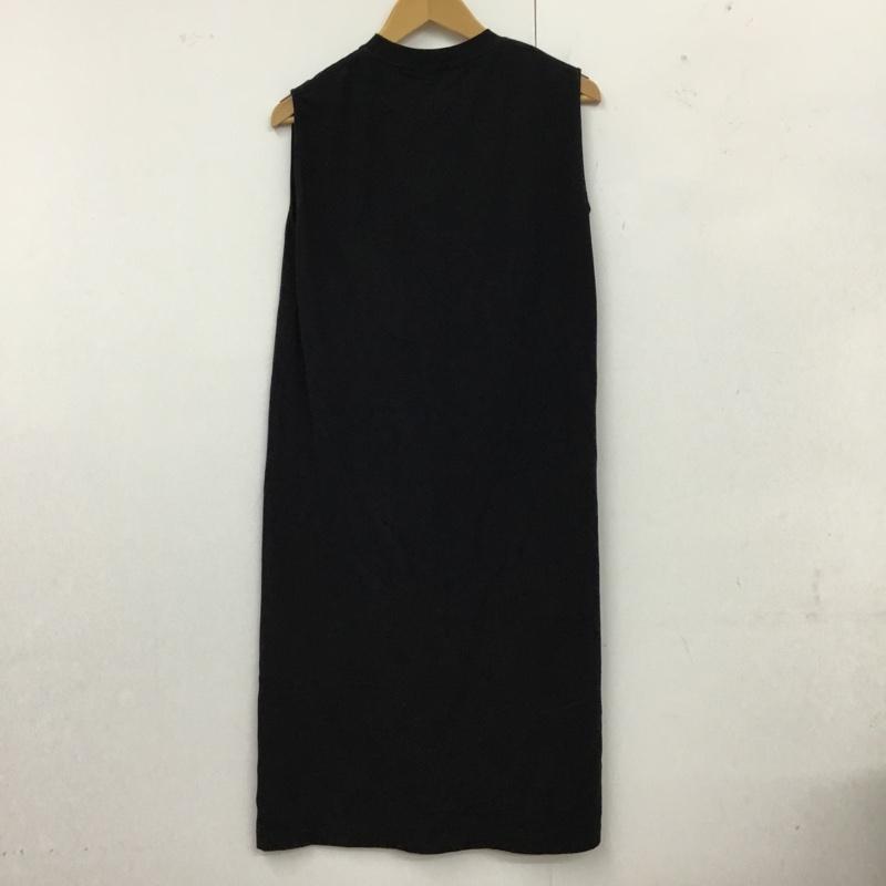 ビューティアンドユースユナイテッドアローズ BEAUTY&YOUTH UNITED ARROWS ワンピース ロングスカート 1626-225-5234 コットンスリットノースリーブワンピース 無地 黒 / ブラック /  レディース USED 古着 中古 10110785