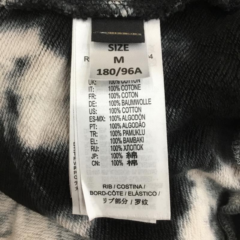 ディーゼル DIESEL パーカー 長袖 S-ALBY-Y タイダイ　スカル M 総柄 X スカル 黒 / ブラック /  メンズ USED 古着 中古 10112605