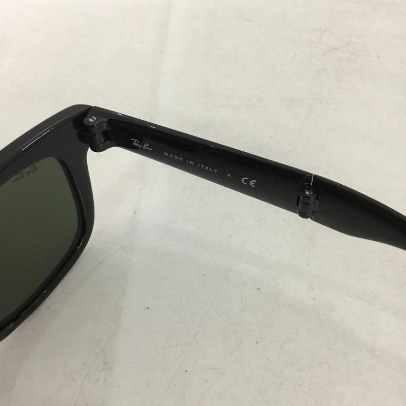 レイバン Ray-Ban めがね・サングラス サングラス RB4105 601 WAYFARER FOLDING CLASSIC 折りたたみ ケース付き ロゴ、文字 黒 / ブラック /  メンズ USED 古着 中古 10147135