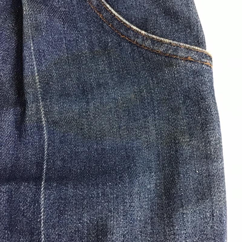 ケービーエフ KBF パンツ デニム、ジーンズ KB84-24S010 センタープレスストレートデニム 38 無地 インディゴ / インディゴ /  レディース USED 古着 中古 10151026