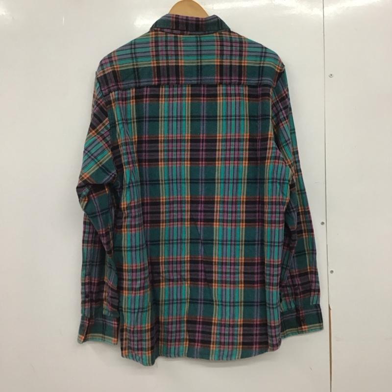 ステューシー STUSSY シャツ、ブラウス 長袖 長袖シャツ チェックシャツ カラーシャツ L チェック マルチカラー / マルチカラー /  メンズ USED 古着 中古 10146980