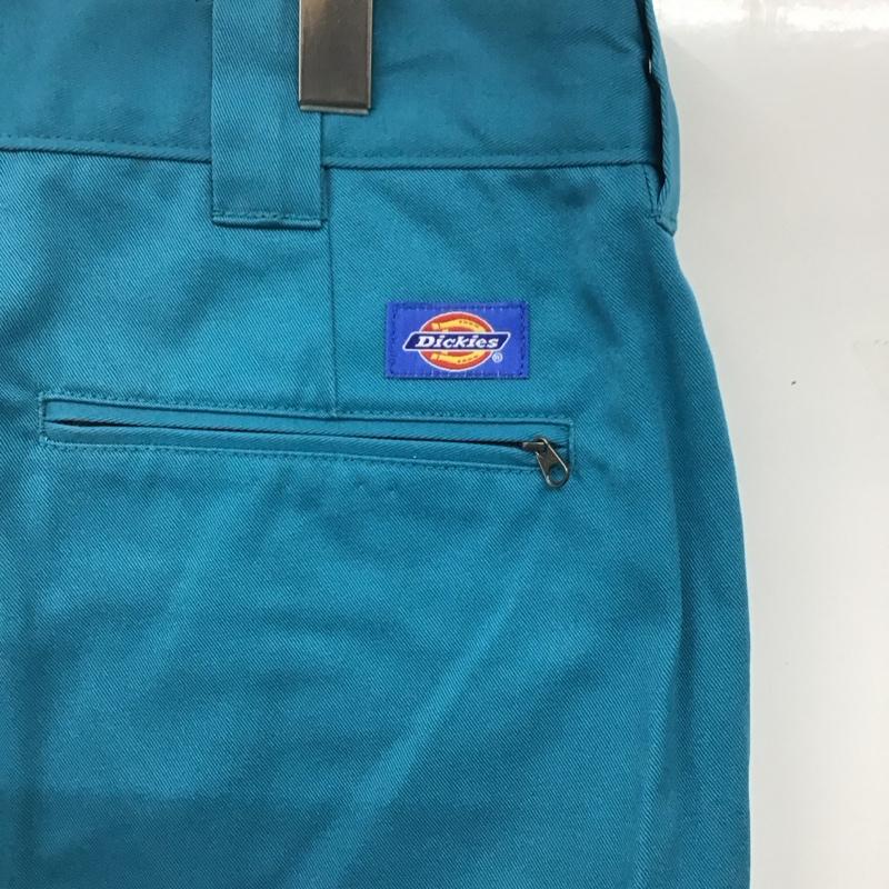 ディッキーズ Dickies パンツ ワークパンツ、ペインターパンツ ワークパンツ ワイドパンツ カジュアルパンツ 34 無地 青 / ブルー /  メンズ USED 古着 中古 10123555