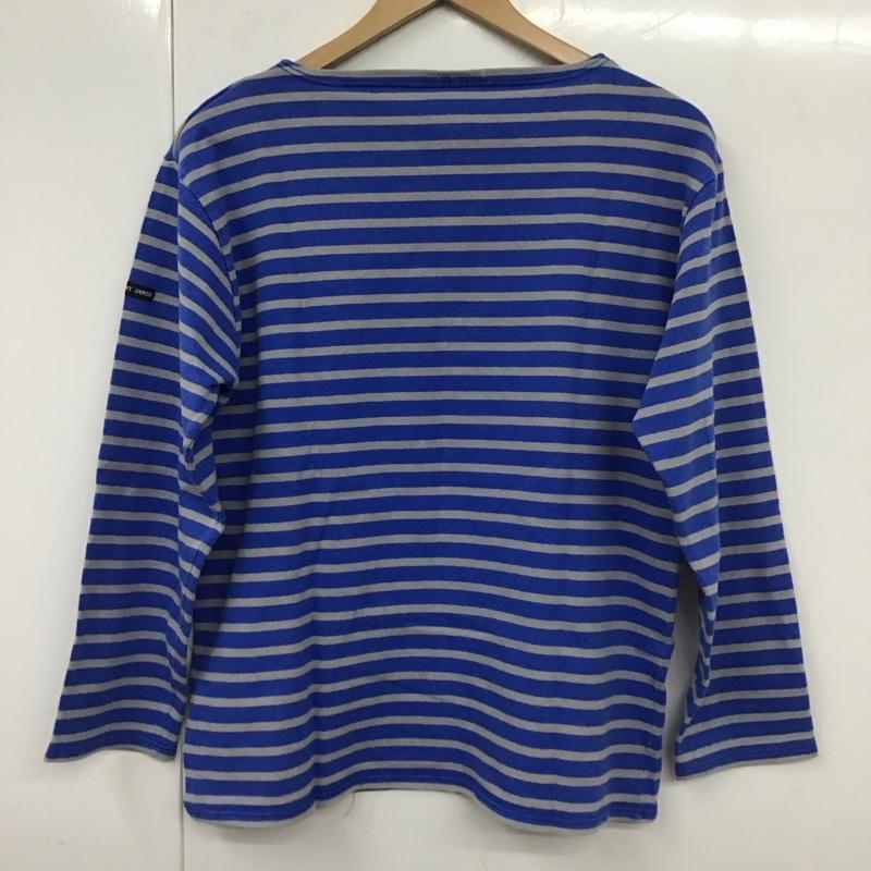 セントジェームス SAINT JAMES カットソー 長袖 長袖カットソー プリントカットソー ワイドネック ボーダー柄 マルチカラー / マルチカラー /  メンズ USED 古着 中古 10131387