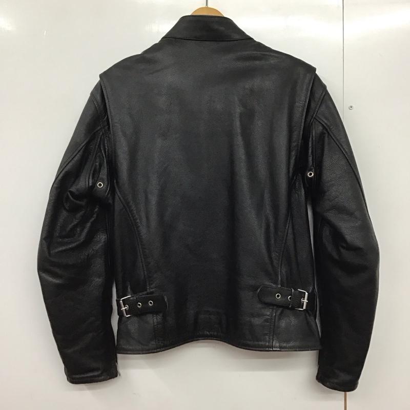 古着 USED ジャケット、上着 レザージャケット M 無地 黒 / ブラック /  メンズ USED 古着 中古 10143354