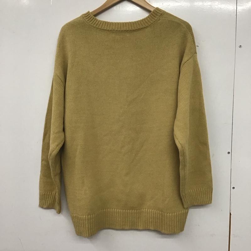 サマンサモスモス Samansa Mos2 ニット、セーター 長袖 FREE 無地 黄 / イエロー /  レディース USED 古着 中古 10139520