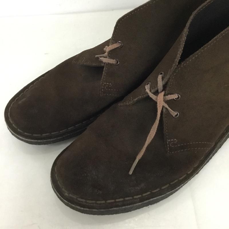 クラークス Clarks ブーツ ショートブーツ 13297 デザートブーツ US81/2 US：8.5 無地 茶 / ブラウン /  メンズ USED 古着 中古 10131665
