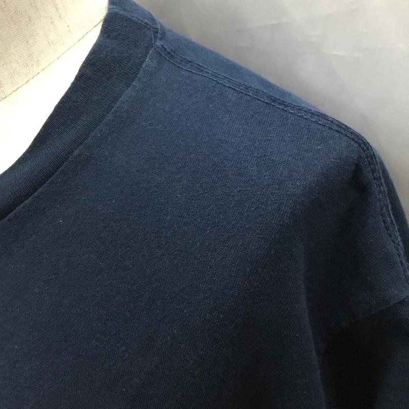 テンダーロイン TENDERLOIN Tシャツ 半袖 半袖カットソー プリントTシャツ クルーネックカットソー L プリント 紺 / ネイビー /  メンズ USED 古着 中古 10115159