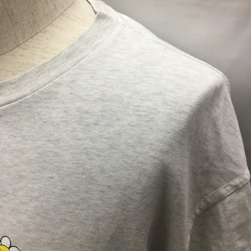 パラグラフ Paragraph Tシャツ 半袖 半袖カットソー プリントTシャツ クルーネックカットソー プリント 灰 / グレー /  メンズ USED 古着 中古 10118634