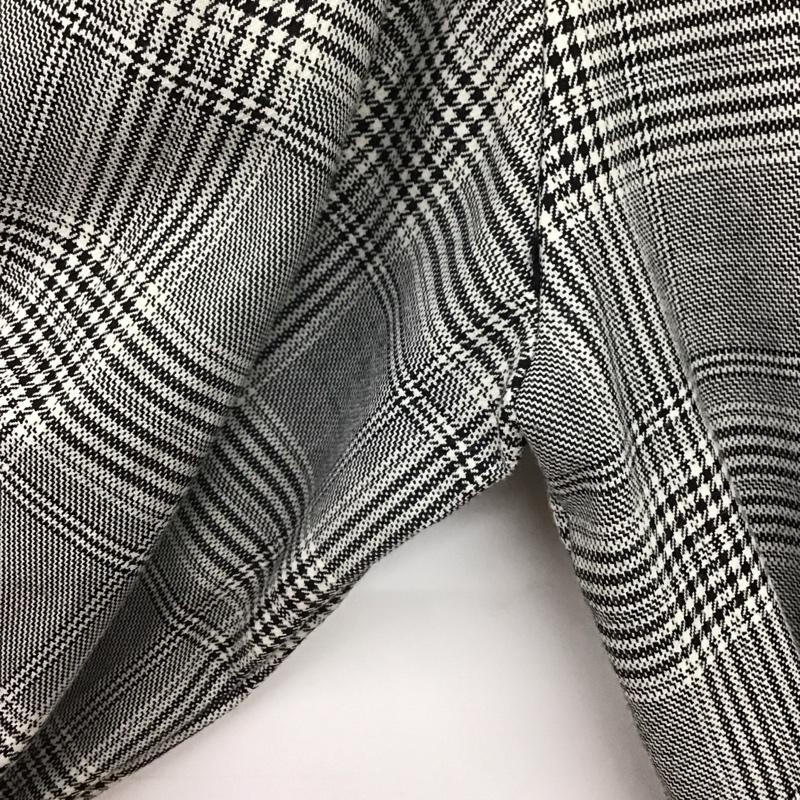 ザラウーマン ZARA WOMAN ワンピース ロングスカート 長袖ロングワンピース タイトワンピース カジュアルワンピース S チェック 白 / ホワイト / X 黒 / ブラック /  レディース USED 古着 中古 10147095