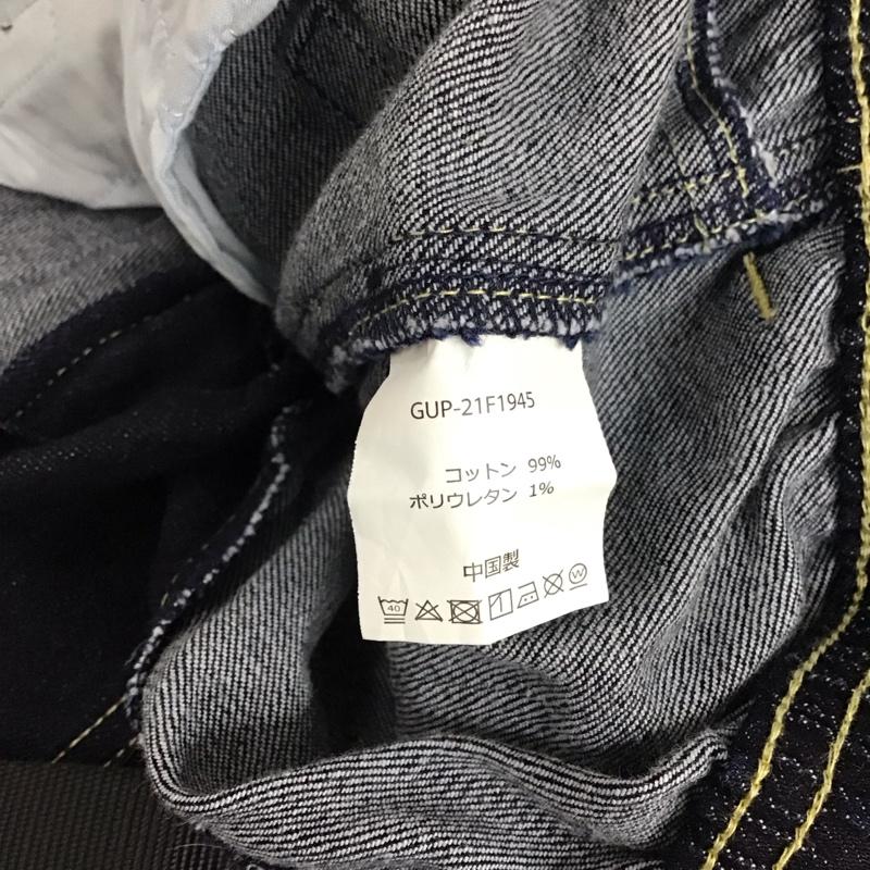 グラミチ GRAMICCI パンツ デニム、ジーンズ スリムパンツ カジュアルパンツ ストレートパンツ ストレッチパンツ XS ロゴ、文字 インディゴ / インディゴ /  メンズ USED 古着 中古 10122118