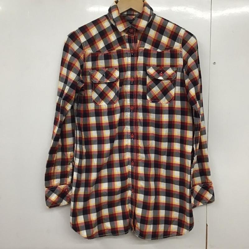トミーヒルフィガー TOMMY HILFIGER シャツ、ブラウス 長袖 M チェック マルチカラー / マルチカラー /  レディース USED 古着 中古 10143992