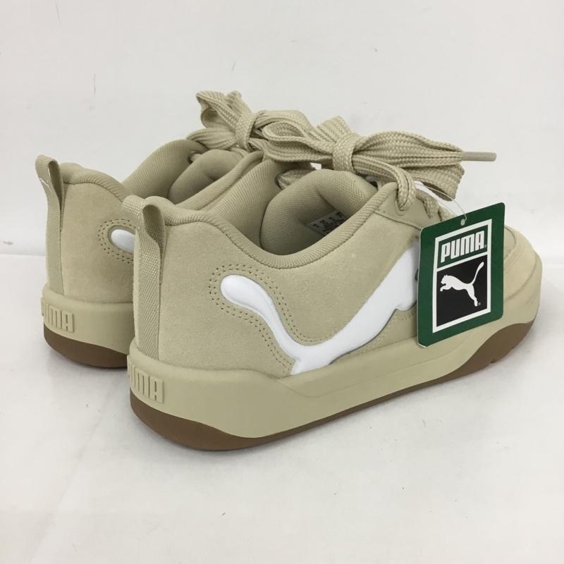 プーマ PUMA スニーカー スニーカー 395022-02 パーク ライフスタイル 27cm 箱有 27.0cm ロゴ、文字 ベージュ / ベージュ / X 白 / ホワイト /  メンズ USED 古着 中古 10125186