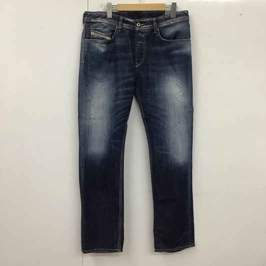 ディーゼル DIESEL パンツ デニム、ジーンズ デニムパンツ ワイドパンツ カジュアルパンツ 32インチ 無地 インディゴ / インディゴ /  メンズ USED 古着 中古 10125107