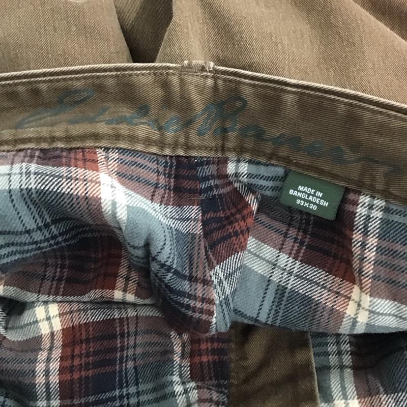 エディーバウアー Eddie Bauer パンツ デニム、ジーンズ デニムパンツ ワイドパンツ カジュアルパンツ 33インチ 無地 茶 / ブラウン /  メンズ USED 古着 中古 10139562