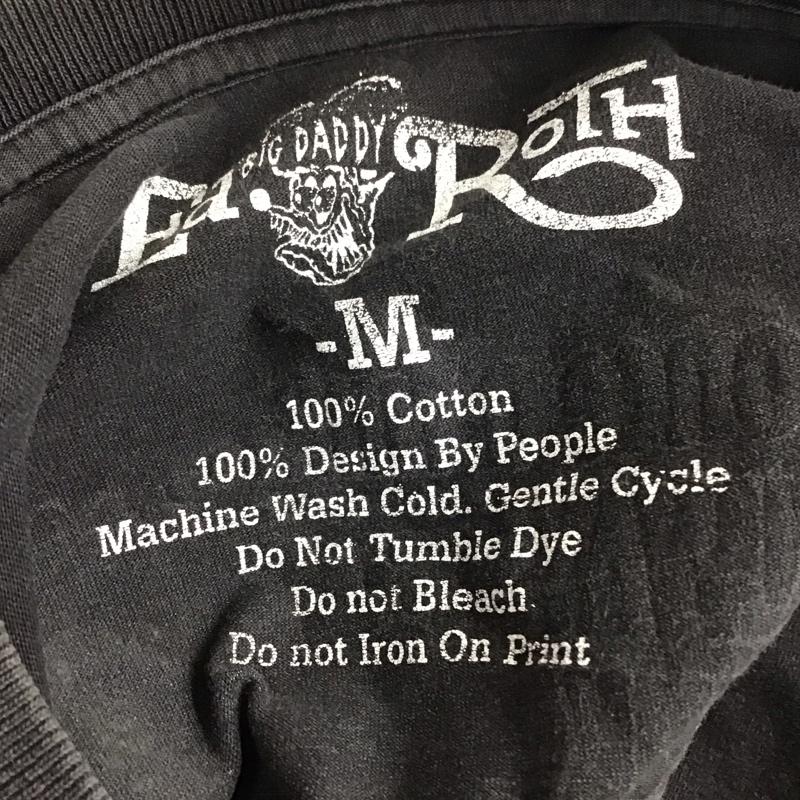 古着 USED Tシャツ 半袖 半袖カットソー プリントTシャツ クルーネックカットソー 古着 M ロゴ、文字 黒 / ブラック /  メンズ USED 古着 中古 10124640