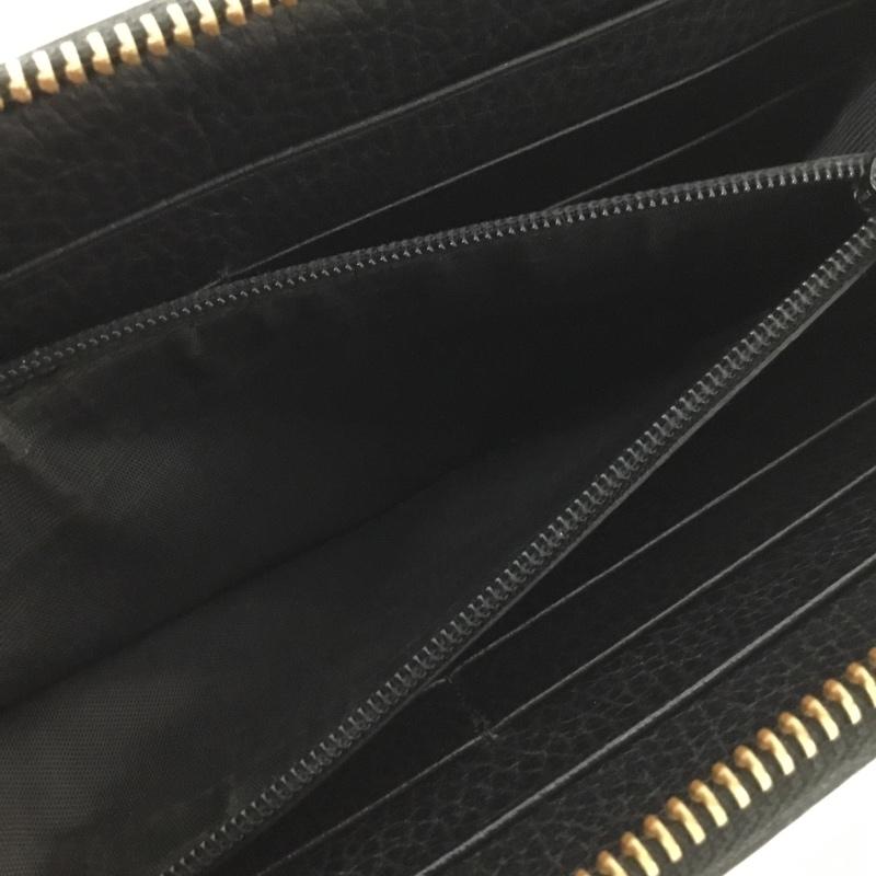 グッチ GUCCI 財布 長財布 L 総柄 黒 / ブラック /  メンズ USED 古着 中古 10128831
