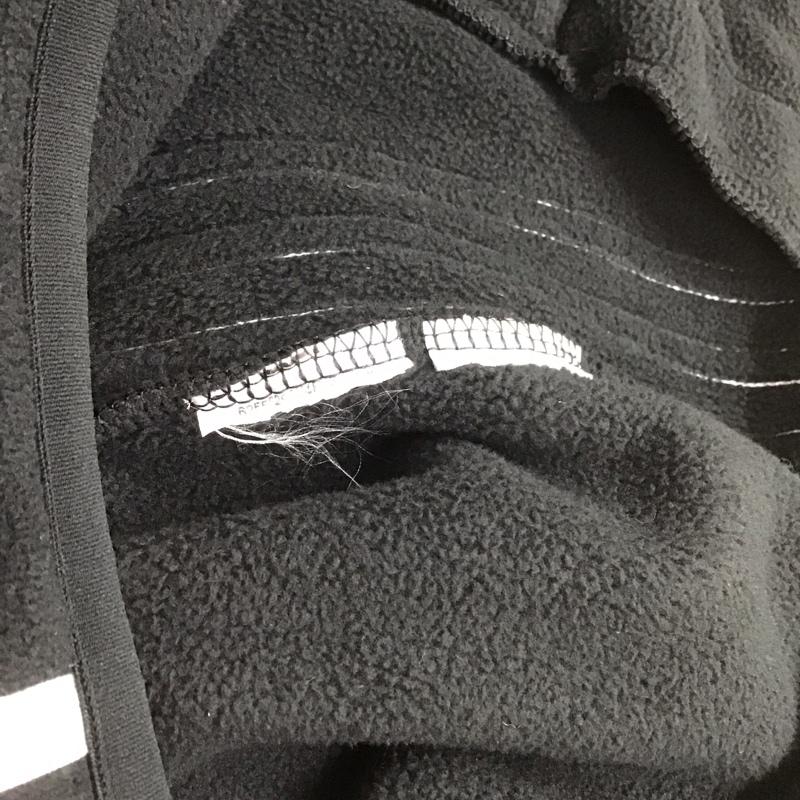 アディダス adidas ベスト ベスト ジップアップベスト フリースベスト ノースリーブ スタンドカラー ロゴ、文字 黒 / ブラック /  メンズ USED 古着 中古 10140140