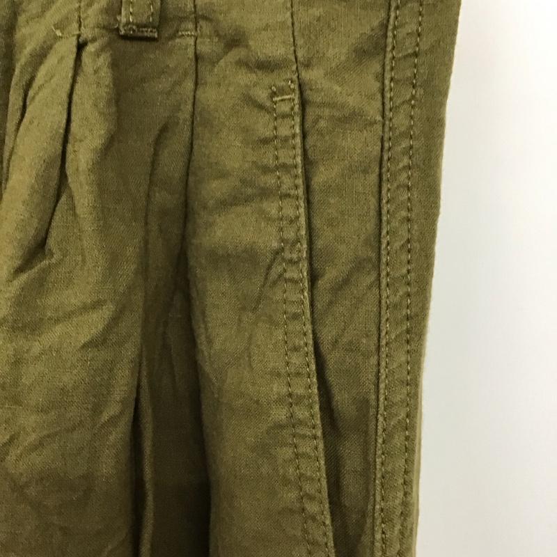 ザラ ZARA パンツ ワークパンツ、ペインターパンツ ワイドパンツ カジュアルパンツ ワークパンツ ミリタリーパンツ XS 無地 カーキ / カーキ /  レディース USED 古着 中古 10122548