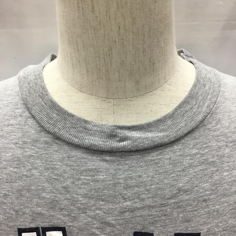 ダナキャランジーンズ DKNYJEANS Tシャツ 半袖 半袖カットソー プリントTシャツ クルーネックカットソー 90s プリント 灰 / グレー /  メンズ USED 古着 中古 10116733