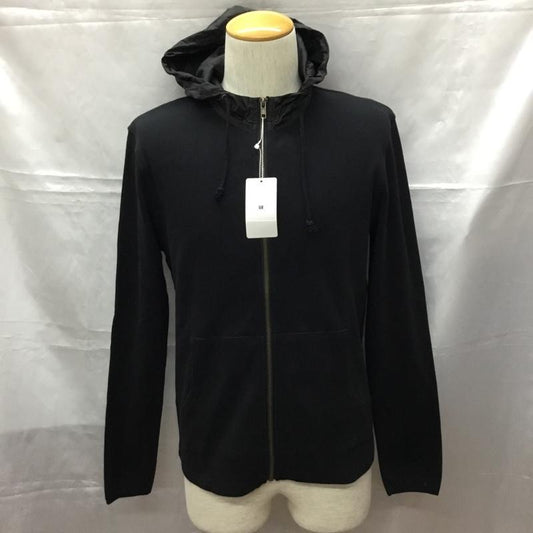 アーバンリサーチ URBAN RESEARCH パーカー 長袖 ジップパーカー 38 無地 黒 / ブラック /  メンズ USED 古着 中古 10108763