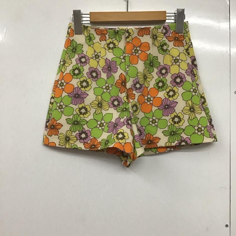 ザラ ZARA パンツ ショートパンツ XS 総柄 マルチカラー / マルチカラー /  レディース USED 古着 中古 10144228