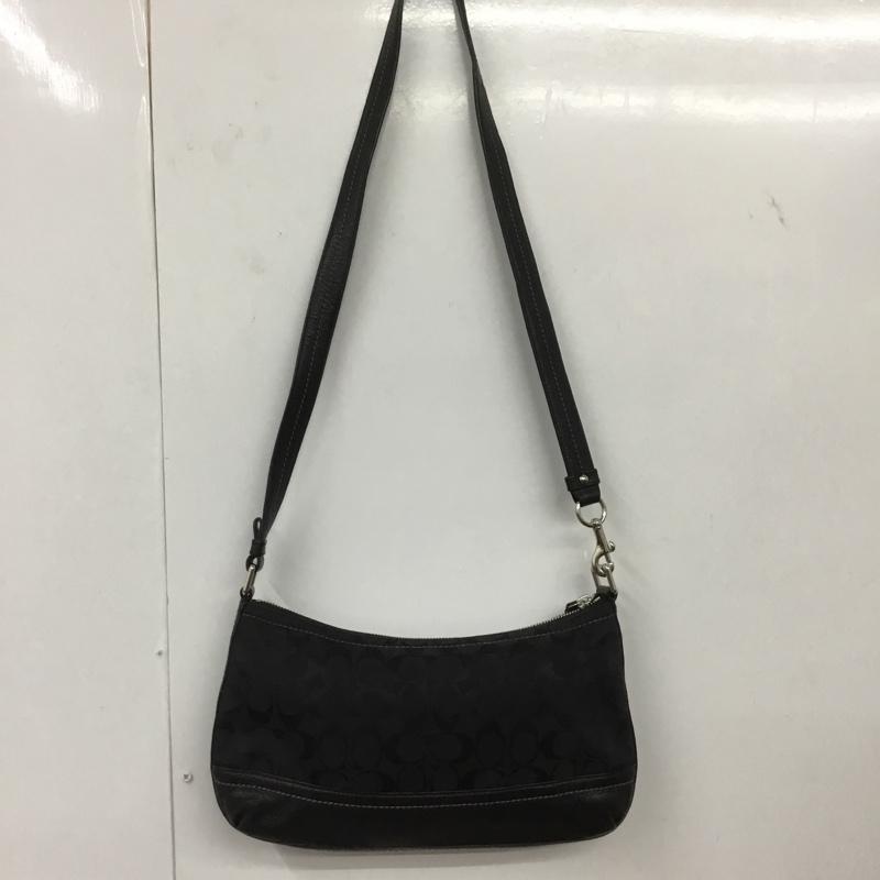 コーチ COACH ショルダーバッグ ショルダーバッグ F24028 ロゴ、文字 黒 / ブラック /  レディース USED 古着 中古 10134314