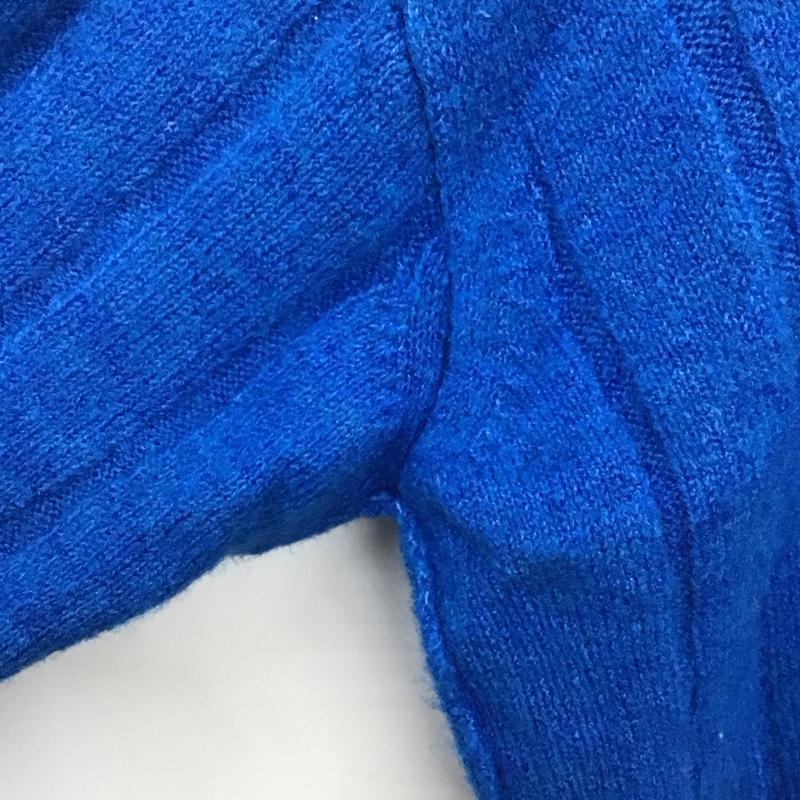 ザラ ZARA カーディガン 長袖 S 無地 青 / ブルー /  レディース USED 古着 中古 10130871
