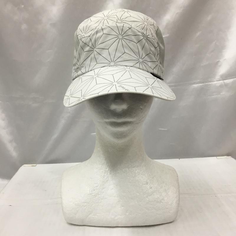 モンベル mont-bell 帽子 キャップ 1118653 リフレックキャップ 総柄 白 / ホワイト /  メンズ USED 古着 中古 10105745
